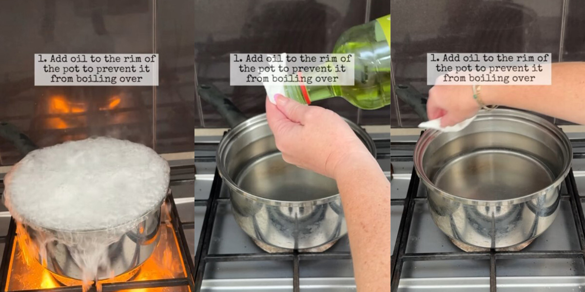 Oil's well that ends well Aussie mum's genius trick to stop pots